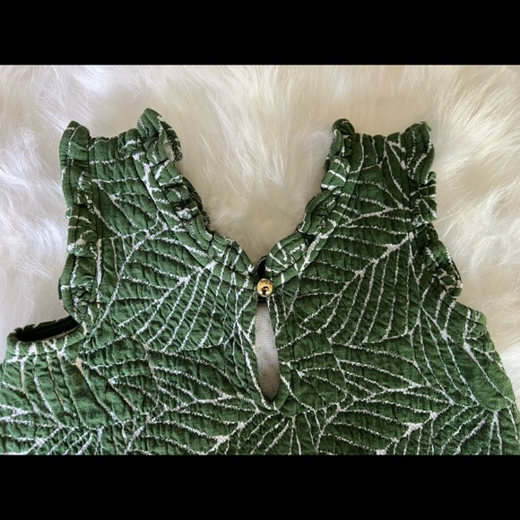 NWOT Size 18-24Month Janie&Jack LEAF RUFFLE TRIM DRESS - Picture 7 of 7